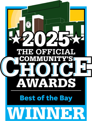 2025 Community Choice Best of the Bay winner