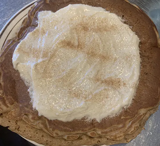 Pumpkin Cheesecake pancake
