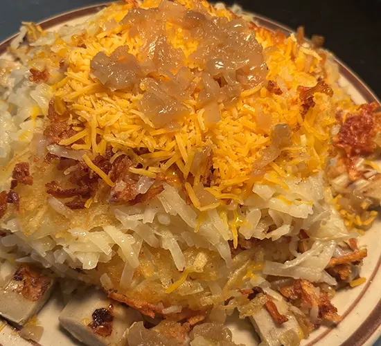 Tailgater Stuffed Hashbrowns